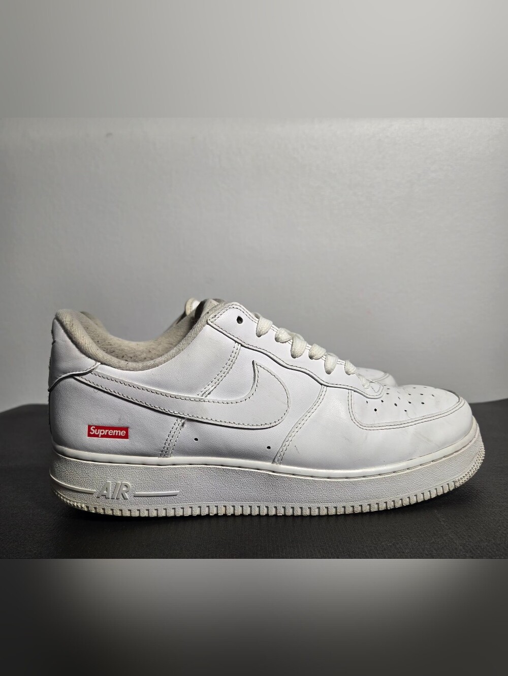 Nike Air Force 1 x Supreme Low Box Logo - White CU9225-100 Men Size 11